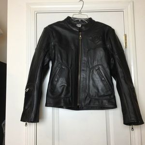 Kawasaki Vulcan Womens Motorcycle Leather Jacket L
